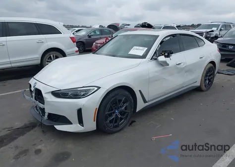 2024 BMW I4 Gran Coupe Edrive35 z USA, uszkodzony, nr VIN WBY43AW01RFS99996